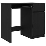Casa si Gradina - Mobilier - Mese si birouri - Birouri - Birou Stejar negru 86x49x76 cm Lemn prelucrat - Infinity.ro