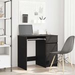 Casa si Gradina - Mobilier - Mese si birouri - Birouri - Birou Stejar negru 86x49x76 cm Lemn prelucrat - Infinity.ro