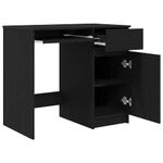 Casa si Gradina - Mobilier - Mese si birouri - Birouri - Birou Stejar negru 86x49x76 cm Lemn prelucrat - Infinity.ro