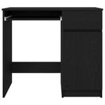 Casa si Gradina - Mobilier - Mese si birouri - Birouri - Birou Stejar negru 86x49x76 cm Lemn prelucrat - Infinity.ro