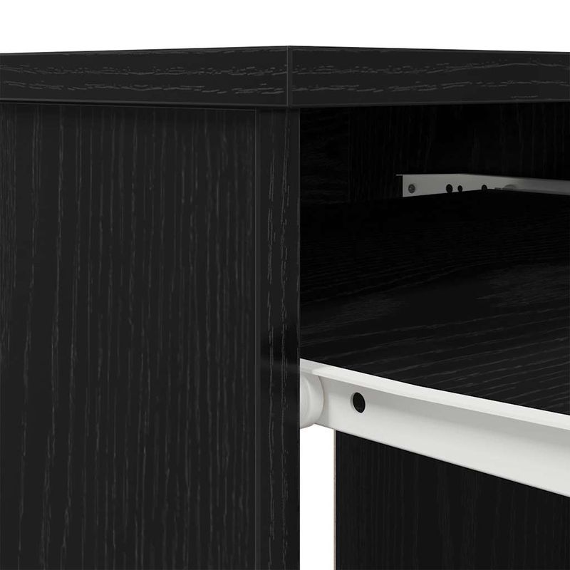 Casa si Gradina - Mobilier - Mese si birouri - Birouri - Birou Stejar negru 86x49x76 cm Lemn prelucrat - Infinity.ro
