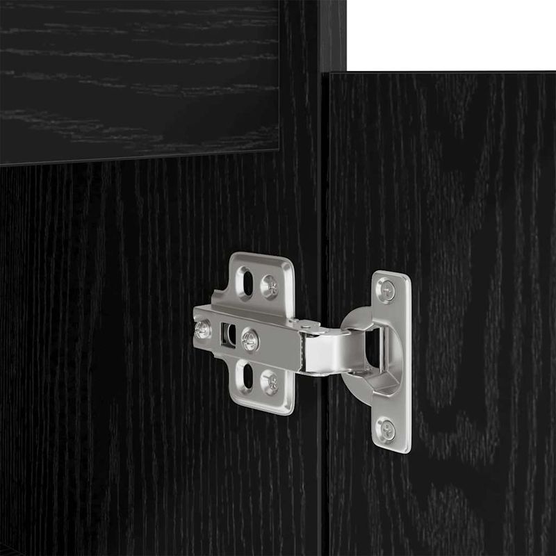 Casa si Gradina - Mobilier - Mese si birouri - Birouri - Birou Stejar negru 86x49x76 cm Lemn prelucrat - Infinity.ro