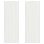 Casa si Gradina - Textile si covoare - Perdele si draperii - Perdele - Perdele Voile cu Bucle 2 buc Alb 140x260 cm - Infinity.ro