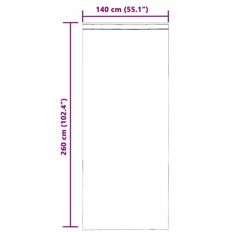 Casa si Gradina - Textile si covoare - Perdele si draperii - Perdele - Perdele Voile cu Bucle 2 buc Alb 140x260 cm - Infinity.ro