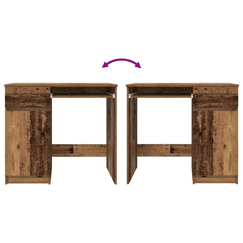 Casa si Gradina - Mobilier - Mese si birouri - Birouri - Birou lemn vechi 86x49x76 cm lemn prelucrat - Infinity.ro