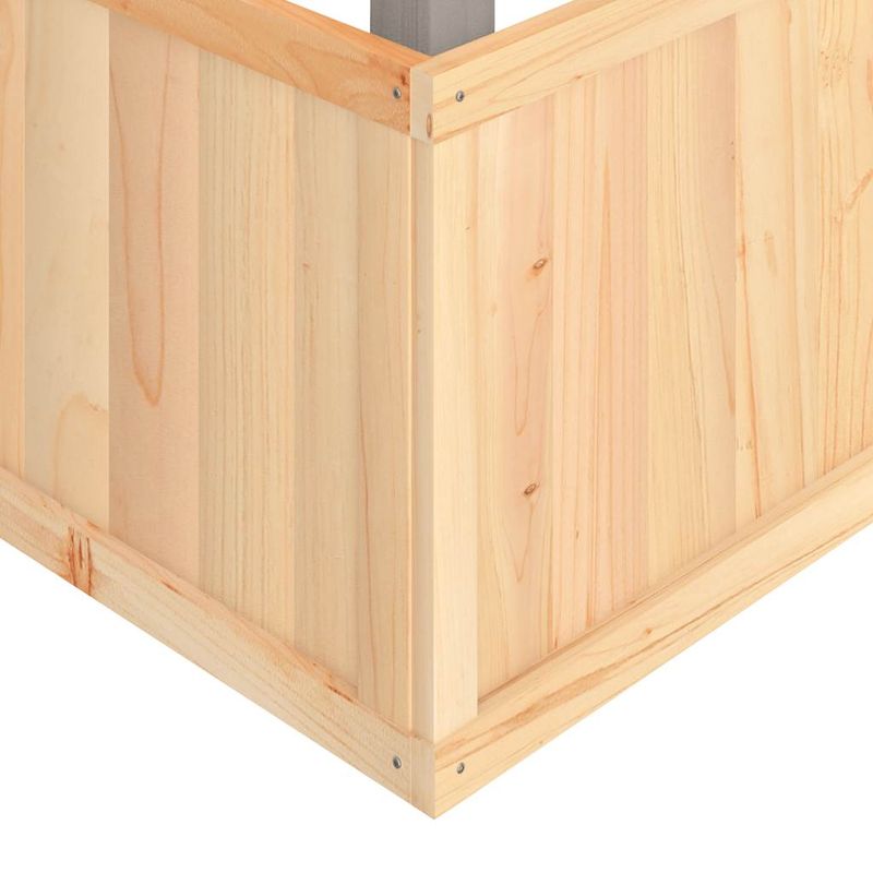 Jucarii, Copii si Bebe - Jucarii si jocuri - Jucarii de exterior - Spatii de joaca si accesorii - Set de joaca in aer liber din lemn masiv de brad gri inchis - Infinity.ro