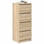 Casa si Gradina - Mobilier - Comode si corpuri - Comode - Bufeta Stejar Sonoma 37,5x35x99 cm Lemn prelucrat - Infinity.ro