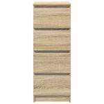 Casa si Gradina - Mobilier - Comode si corpuri - Comode - Bufeta Stejar Sonoma 37,5x35x99 cm Lemn prelucrat - Infinity.ro
