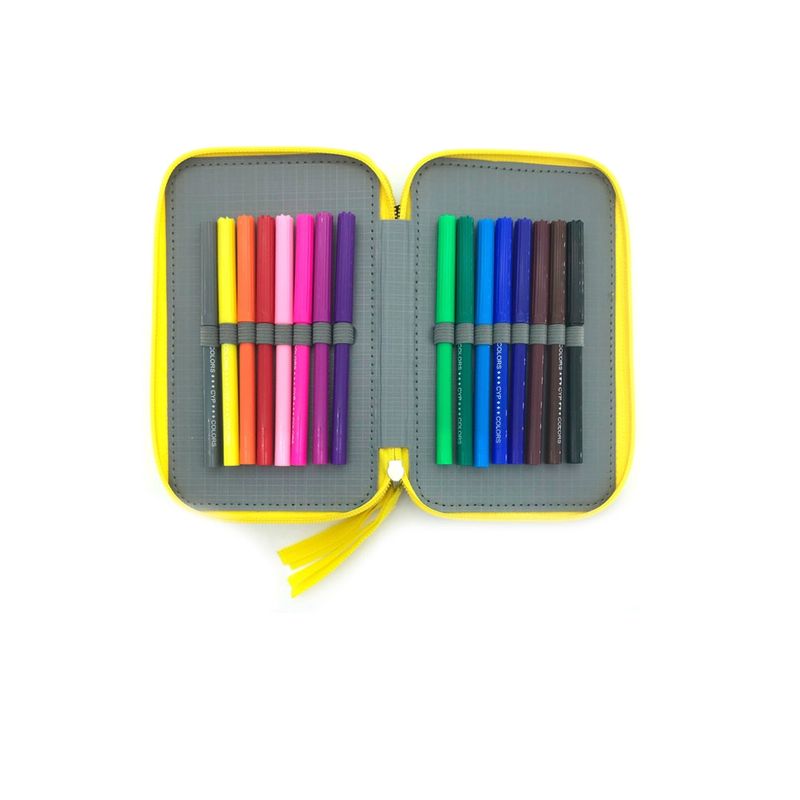 Carti si Birotica - Rechizite - Penare - Penar Pokemon, Echipat, 3 compartimente, 39 piese 21 x 16 x 7 cm Multicolor 20 x 16 x 7 cm - Infinity.ro