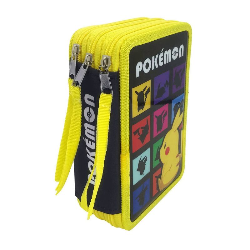 Carti si Birotica - Rechizite - Penare - Penar Pokemon, Echipat, 3 compartimente, 39 piese 21 x 16 x 7 cm Multicolor 20 x 16 x 7 cm - Infinity.ro