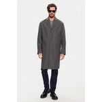 Fashion, accesorii si bijuterii - Barbati - Imbracaminte - Paltoane si trenciuri barbati - Palton de lana Calvin Klein K10K111745, M INTL, Gri - Infinity.ro