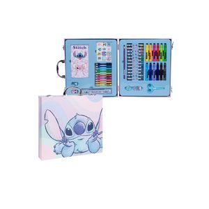 Set Complet pentru Desenat Disney Stitch, 42 de Elemente, Multicolor 30 x 27 x 4 cm