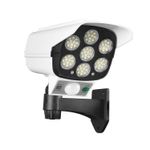 Casa si Gradina - Corpuri si surse de iluminat - Iluminat exterior - Lampi solare - Camera de supraveghere falsa, incarcare solara, 77 LED-uri, senzor de miscare, Flippy - Infinity.ro