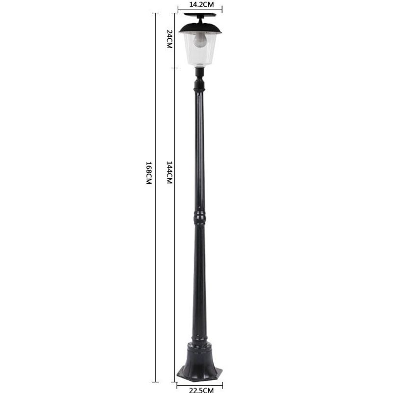Casa si Gradina - Corpuri si surse de iluminat - Iluminat exterior - Lampi solare - Lampa solara de tip stalp pentru gradina, Flippy, Alb Cald - Infinity.ro