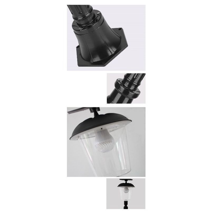 Casa si Gradina - Corpuri si surse de iluminat - Iluminat exterior - Lampi solare - Lampa solara de tip stalp pentru gradina, Flippy, Alb Cald - Infinity.ro