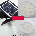 Casa si Gradina - Corpuri si surse de iluminat - Iluminat exterior - Lampi solare - Lampa solara de tip stalp pentru gradina, Flippy, Alb Cald - Infinity.ro