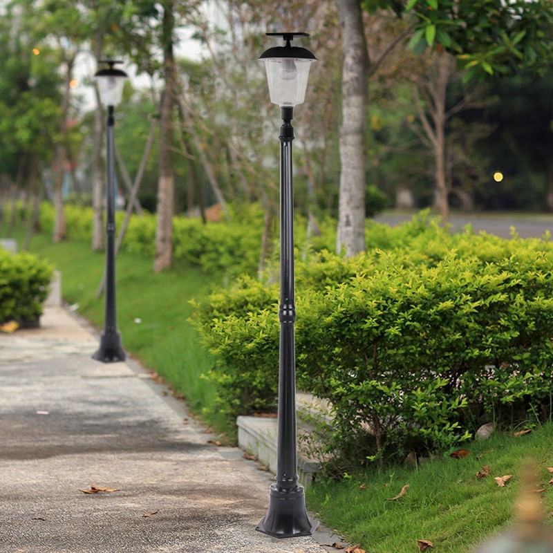 Casa si Gradina - Corpuri si surse de iluminat - Iluminat exterior - Lampi solare - Lampa solara de tip stalp pentru gradina, Flippy, Alb Cald - Infinity.ro