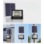 Casa si Gradina - Corpuri si surse de iluminat - Iluminat exterior - Lampi solare - Lampa solara stradala, Flippy, 220 LED, 100 W, cu panou solar, brat de montare inclus - Infinity.ro