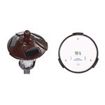 Casa si Gradina - Corpuri si surse de iluminat - Iluminat exterior - Lampi solare - Lampa solara cu prindere de perete, Flippy, Alb cald - Infinity.ro