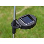 Casa si Gradina - Corpuri si surse de iluminat - Iluminat exterior - Lampi solare - Lumina solara LED tip Crin cu 5 flori, inaltime 75 cm, pentru gradina, Flippy - Infinity.ro