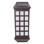 Casa si Gradina - Corpuri si surse de iluminat - Iluminat exterior - Lampi solare - Lampa solara LED tip Felinar pentru perete Flippy, 23 x 9 cm, 1.2V, ABS, 600mAh, rezistent la apa, alb cald - Infinity.ro