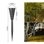 Casa si Gradina - Corpuri si surse de iluminat - Iluminat exterior - Lampi solare - Decoratiune Solara pentru Gradina, Flippy, Tip Torta, Alb Rece - Infinity.ro