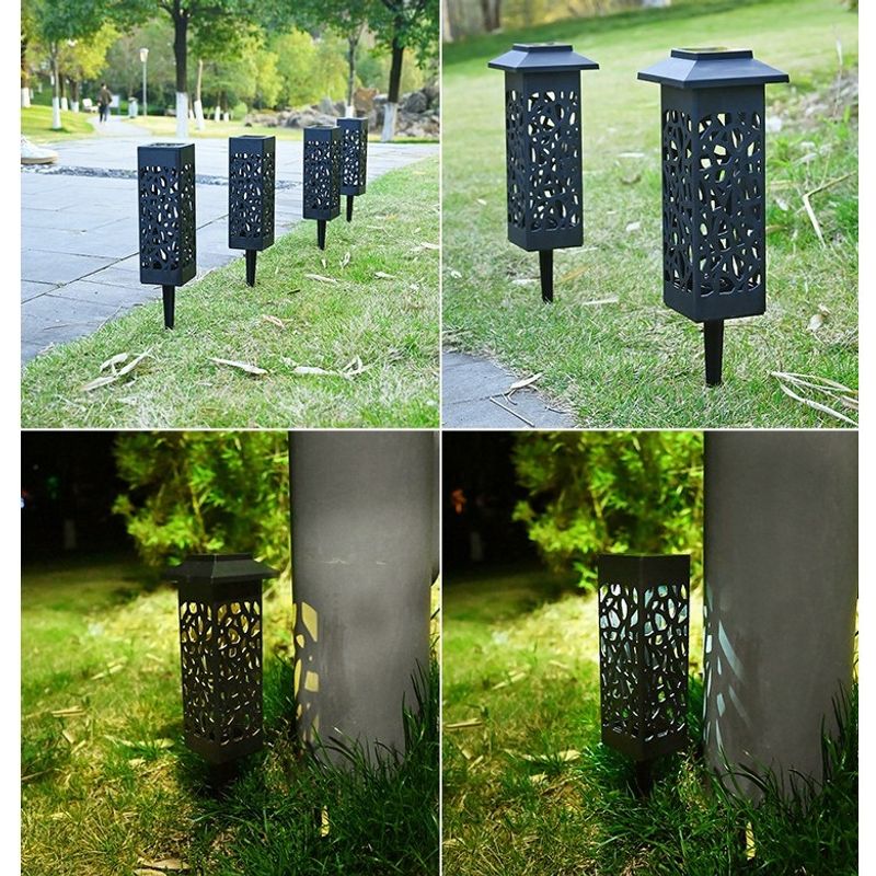 Casa si Gradina - Corpuri si surse de iluminat - Iluminat exterior - Lampi solare - Lampa solara LED Flippy, tip felinar cu acoperis, pentru gradina, inaltime 30.2 cm, putere 0.2W, 1.2V, 600mAh, alb cald - Infinity.ro