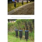 Casa si Gradina - Corpuri si surse de iluminat - Iluminat exterior - Lampi solare - Lampa solara LED Flippy, tip felinar cu acoperis, pentru gradina, inaltime 30.2 cm, putere 0.2W, 1.2V, 600mAh, alb cald - Infinity.ro