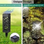 Casa si Gradina - Corpuri si surse de iluminat - Iluminat exterior - Lampi solare - Lampa solara LED Flippy, tip felinar cu acoperis, pentru gradina, inaltime 30.2 cm, putere 0.2W, 1.2V, 600mAh, alb cald - Infinity.ro