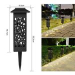 Casa si Gradina - Corpuri si surse de iluminat - Iluminat exterior - Lampi solare - Lampa solara LED Flippy, tip felinar cu acoperis, pentru gradina, inaltime 30.2 cm, putere 0.2W, 1.2V, 600mAh, alb cald - Infinity.ro