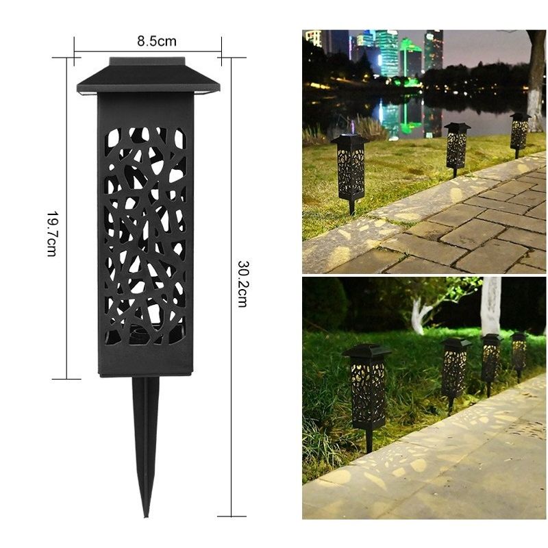 Casa si Gradina - Corpuri si surse de iluminat - Iluminat exterior - Lampi solare - Lampa solara LED Flippy, tip felinar cu acoperis, pentru gradina, inaltime 30.2 cm, putere 0.2W, 1.2V, 600mAh, alb cald - Infinity.ro