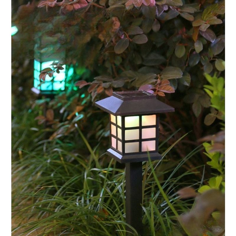 Casa si Gradina - Corpuri si surse de iluminat - Iluminat exterior - Lampi solare - Lampa solara Led pentru gradina, Tip felinar, Flippy, Alb cald - Infinity.ro