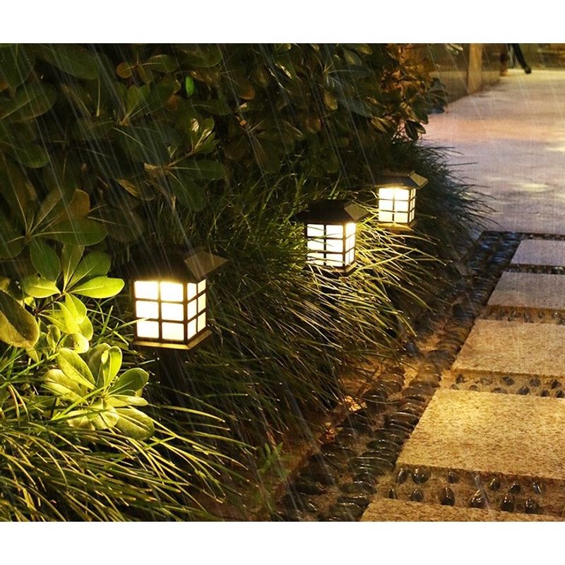 Casa si Gradina - Corpuri si surse de iluminat - Iluminat exterior - Lampi solare - Lampa solara Led pentru gradina, Tip felinar, Flippy, Alb cald - Infinity.ro