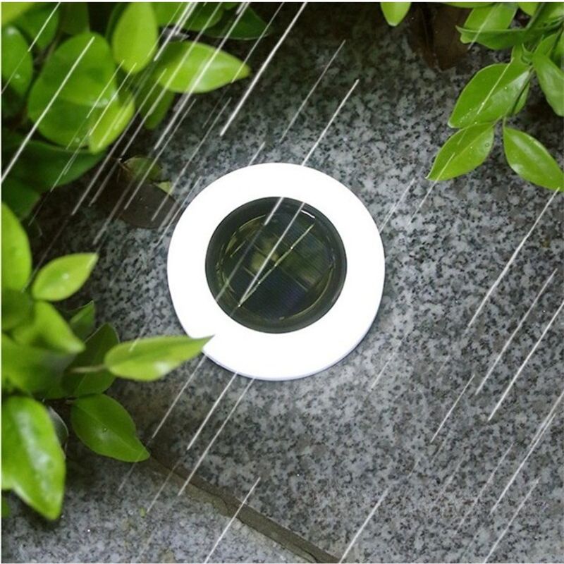Casa si Gradina - Corpuri si surse de iluminat - Iluminat exterior - Lampi solare - Lampa solara LED, sub forma de cerc, pentru gazon sau gradina, Rezistenta la apa, Flippy, Alb rece - Infinity.ro