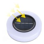 Casa si Gradina - Corpuri si surse de iluminat - Iluminat exterior - Lampi solare - Lampa solara LED, sub forma de cerc, pentru gazon sau gradina, Rezistenta la apa, Flippy, Alb rece - Infinity.ro