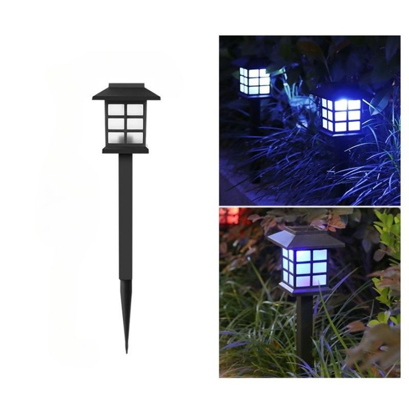 Casa si Gradina - Corpuri si surse de iluminat - Iluminat exterior - Lampi solare - Lampa solara Led pentru gradina, Tip felinar, Flippy, Albastru - Infinity.ro