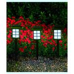 Casa si Gradina - Corpuri si surse de iluminat - Iluminat exterior - Lampi solare - Lampa solara Led pentru gradina, Tip felinar, Flippy, Albastru - Infinity.ro