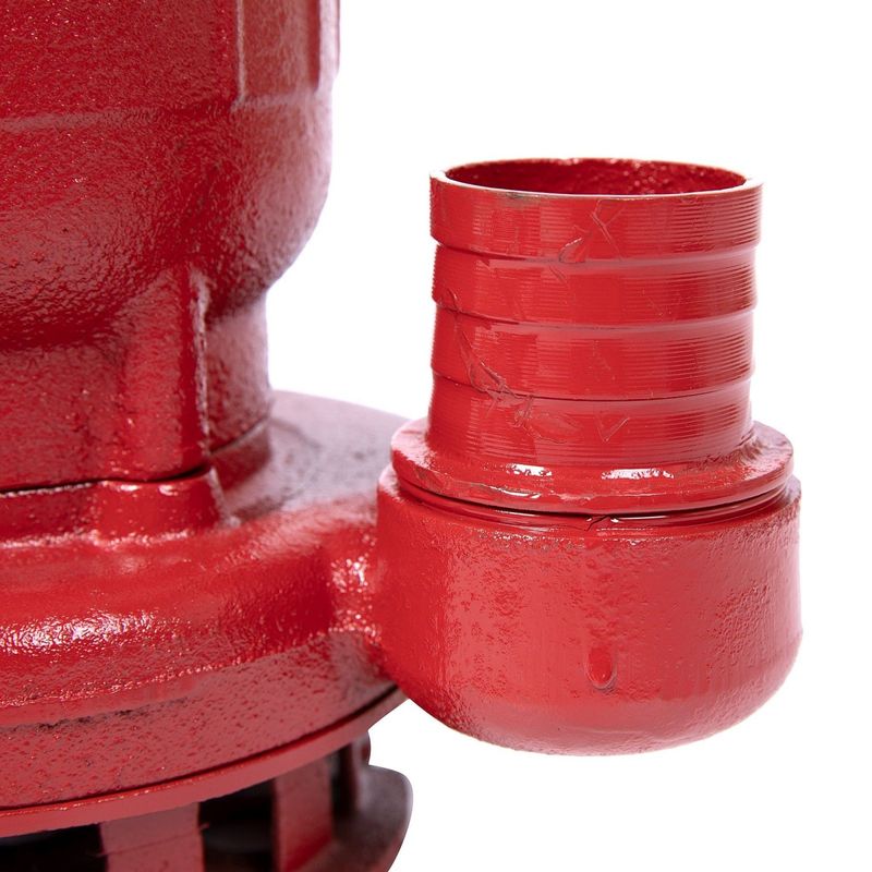 Casa si Gradina - Gradinarit si plante - Instalatii si accesorii pentru irigatii - Pompe apa - Pompa submersibila Wertcraft cu plutitor pentru apa murdara, rosie, 1.1 kW, 15 m³/h, racord 2", inaltime refulare 15 m - Infinity.ro