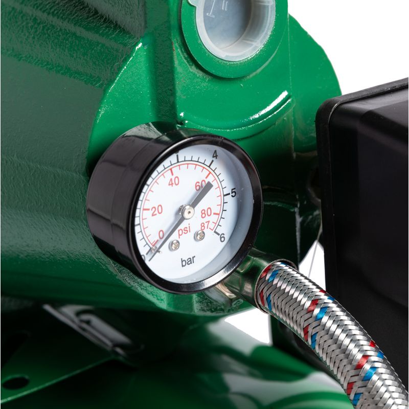 Casa si Gradina - Gradinarit si plante - Instalatii si accesorii pentru irigatii - Pompe apa - Hidrofor 24 L cu pompa autoamorsanta din fonta Micul Fermier 1500 W, 3.2 mc/h, 53 m refulare - Infinity.ro