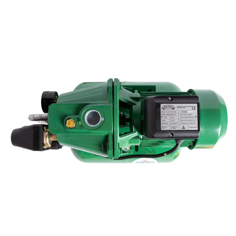 Casa si Gradina - Gradinarit si plante - Instalatii si accesorii pentru irigatii - Pompe apa - Hidrofor 24 L cu pompa autoamorsanta din fonta Micul Fermier 1500 W, 3.2 mc/h, 53 m refulare - Infinity.ro