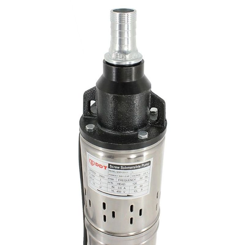 Casa si Gradina - Gradinarit si plante - Instalatii si accesorii pentru irigatii - Pompe apa - Pompa submersibila, DDT, QGD120 Inox, 1.1 kW, 50 l/min, 10 m cablu de alimentare - Infinity.ro