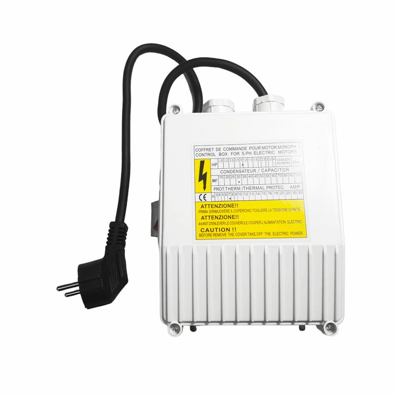 Casa si Gradina - Gradinarit si plante - Instalatii si accesorii pentru irigatii - Pompe apa - Panou Control Pompa Apa SKM100 0.75Kw 1Hp, 220V, Elefant - Infinity.ro