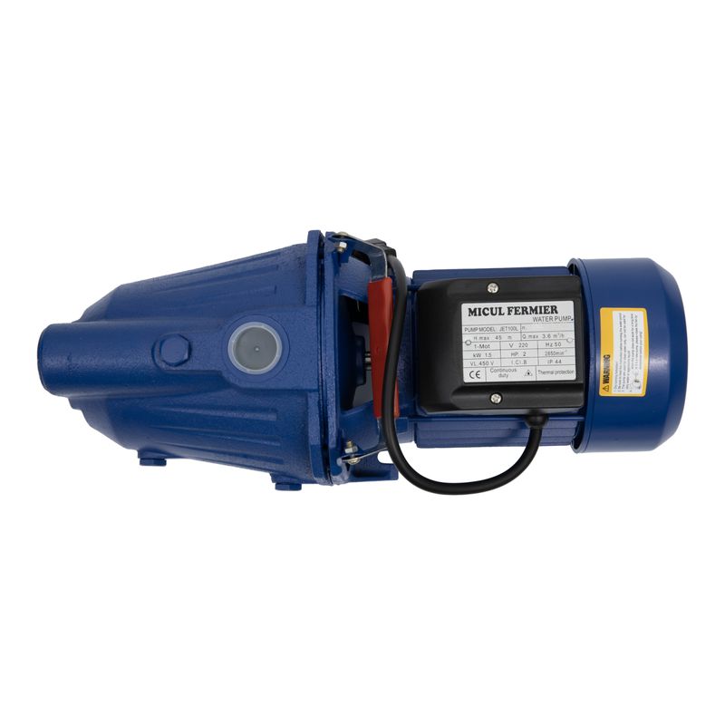 Casa si Gradina - Gradinarit si plante - Instalatii si accesorii pentru irigatii - Pompe apa - Pompa de suprafata pentru apa curata JET 100L, 1500W, 2850 rpm, 60 l/min + Furtun cu insertie 1" 50m - Infinity.ro