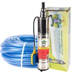 Casa si Gradina - Gradinarit si plante - Instalatii si accesorii pentru irigatii - Pompe apa - Pompa de apa submersibila Micul Fermier 1.1kw 3.6mc/h, plutitor + Furtun siliconat 1" 50m - Infinity.ro
