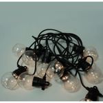 Casa si Gradina - Corpuri si surse de iluminat - Iluminat exterior - Instalatii luminoase exterior - Instalatie Craciun, 5 M, 10 de LED-uri, alb-cald, model cu bulb, liniara, solara, interior/exterior, Flippy - Infinity.ro