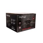 Casa si Gradina - Bucatarie si vesela - Vase pentru gatit - Oale si cratite - Set 3 cratite cu capac CF-DIAC03-RED, acoperire din marmura,20-24-28cm/2L-3.5L-5.7L, anti lipre - Infinity.ro