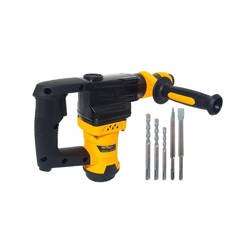 Casa si Gradina - Constructii - Scule electrice si accesorii - Rotopercutoare - Ciocan rotopercutor profesional, Mustang, 1050 W, 3000 rpm, 3.5 J, Galben/Negru - Infinity.ro