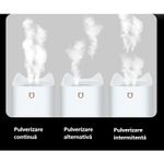 Electronice si Electrocasnice - Climatizare si sisteme de incalzire - Aparate filtrare aer - Umidificatoare - Umidificator cu duza dubla, Flippy, de capacitate mare 3L, roz - Infinity.ro