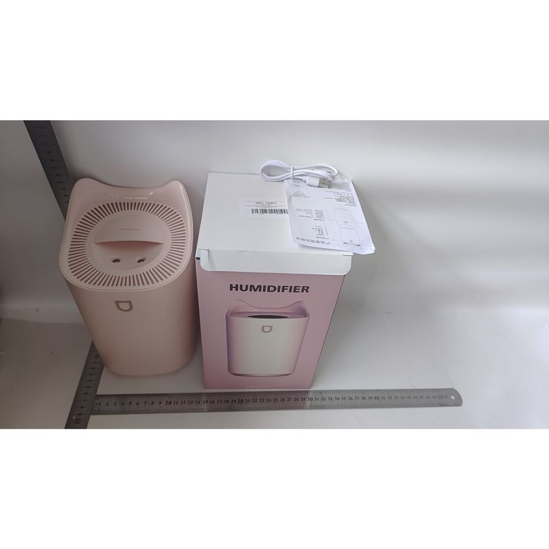 Electronice si Electrocasnice - Climatizare si sisteme de incalzire - Aparate filtrare aer - Umidificatoare - Umidificator cu duza dubla, Flippy, de capacitate mare 3L, roz - Infinity.ro