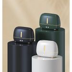 Electronice si Electrocasnice - Climatizare si sisteme de incalzire - Aparate filtrare aer - Umidificatoare - Umidificator de tip flacara, Flippy, cu aromaterapie, 7 culori, 250 ml, verde - Infinity.ro
